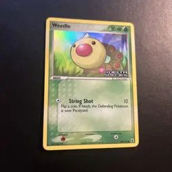 Weedle 87/113 Delta Species Pokemon Card Reverse Holo Stamped Lightly Played LP - Image 2