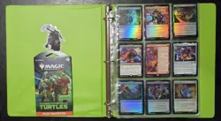 Magic: The Gathering T.M.N.T. 54 Card Binder Nm-M + 1 new pack. MTG - Image 1