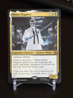 MTG Magic the Gathering Marvel's Spider-Man Mister Negative 135 Mythic A - Image 1