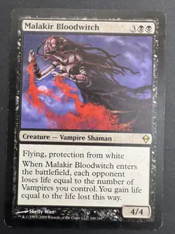 MTG Malakir Bloodwitch - Zendikar Lightly Played English - Image 1