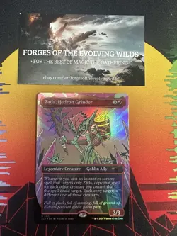 Zada, Hedron Grinder Foil Secret Lair Goblin Storm THICK STOCK 2423 - Image 1