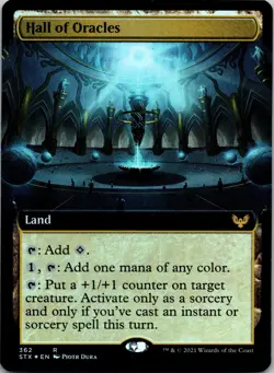 Hall of Oracles (Extended Art) 362 Strixhaven: School of Mages mtg Foil NM - Image 1