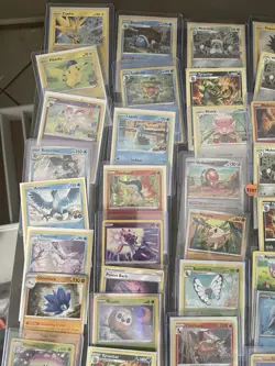 Pokemon Card Lot- 100+ Total Cards-Halos sleeves EVERYTHING IN PHOTOS -Clearance - Image 4
