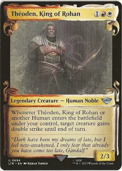 Theoden King of Rohan 0684 Uncommon MTG Lord of the Rings Middle Earth NM/MT - Image 1