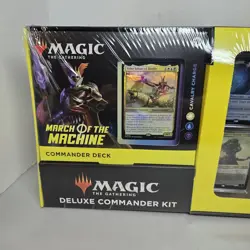 MTG March Of The Machine Cavalry Charge Deluxe Commander Costco Exclusive New - Image 2