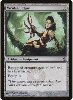 Viridian Claw 143 MTG NM - Mirrodin Besieged - Image 1
