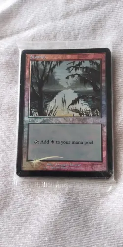 10x FOIL SWAMP 2001 Arena League Promo Shuler Art Factory Sealed Pack MTG - Image 1