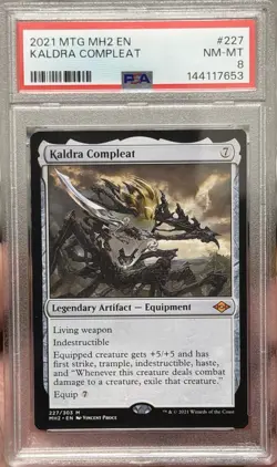 Wizards of the Coast MTG MH2 Kaldra Compleat #227 2021 EN Regular PSA 8 - Image 1