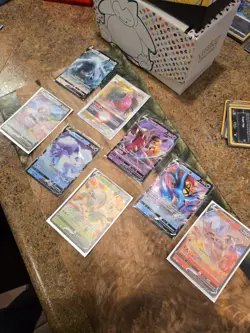 Pokemon TCG Sword & Shield V Card Lot 8 Cards Pack Fresh - Image 1