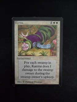 Karma - Beta Edition - Magic The Gathering - Image 1