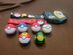 Lot of 6 Pokemon tins Pokeball (empty), Dusk Ball, premier ball Plus Carry Bag - Image 1