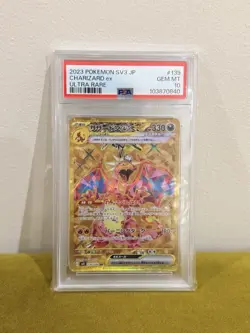 PSA 10 Charizard ex UR 139/108 SV3 Ruler of the Black Flame Japanese Pokemon - Image 1