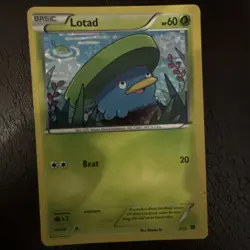Pokemon LOTAD 2/12 Holo Rare (2015 McDonald's Collection 2015) MP/Mod Play - Image 1