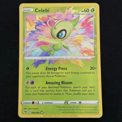 Celebi 009/185 - Sword & Shield Vivid Voltage Amazing Rare - Pokemon TCG - Image 1
