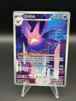 Crobat 093/086 Shiny Rare ME04: Chaos Rising Pokemon Near Mint - Image 1