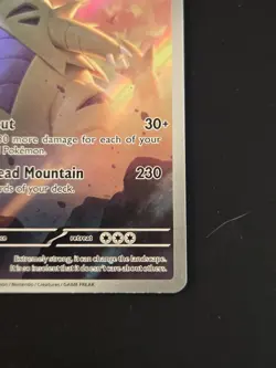 Pokemon TCG Tyranitar 222/193 Paldea Evolved Illustration Rare Holo NM - Image 4