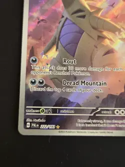Pokemon TCG Tyranitar 222/193 Paldea Evolved Illustration Rare Holo NM - Image 5