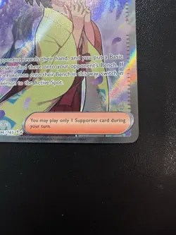 Pokemon TCG Erika's Invitation Full Art Holo Ultra Rare 196/165 151 2023 - Image 5