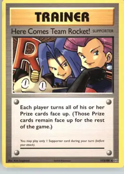 Here Comes Team Rocket! 113/108 Secret Rare Evolutions Pokemon Near Mint - Image 1