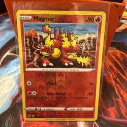 Pokemon TCG Magmar 029/192 Rebel Clash Reverse Holo Common LP - Image 1