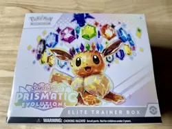 Pokemon TCG Scarlet & Violet Prismatic Evolutions Elite Trainer Box - Image 1