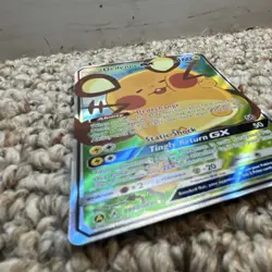 Pokemon Dedenne GX Alternate Art Promo Holo 195A/214 160HP English 2019 - Image 3