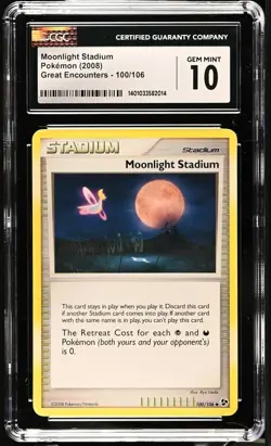 Pokemon Moonlight Stadium 100/106 Great Encounters - CGC 10 - Image 1