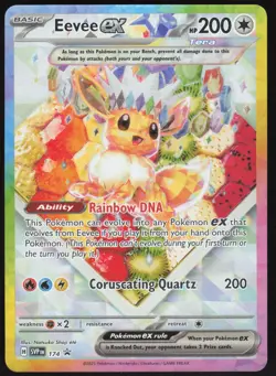 EEVEE EX 174 HOLO PROMO SCARLET & VIOLET PROMO POKEMON NM - Image 1