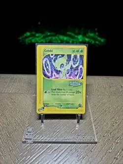 VINTAGE 2002 WOTC CELEBI POKEMON 4 EVER MOVIE BLACK STAR PROMO MINT!!! - Image 3