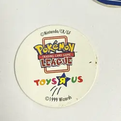 Pokemon Coin / Pog Lot 17 Pieces Some Holo, Vintage, Metal, Plastic - Image 4