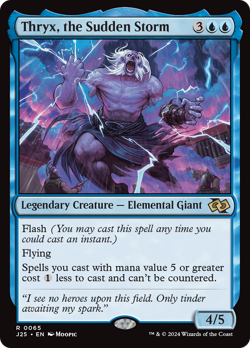 Thryx, the Sudden Storm (Anime) [Foundations Jumpstart] Magic MTG - Image 1