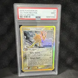 2005 Pokemon EX Delta Species #7 Jolteon Reverse Foil PSA 9 *NEW CERT* - Image 1
