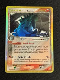 Pokemon TCG Tyranitar (Delta Species) 16/113 Delta Species Reverse Holo Stamped - Image 1