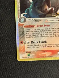 Pokemon TCG Tyranitar (Delta Species) 16/113 Delta Species Reverse Holo Stamped - Image 5