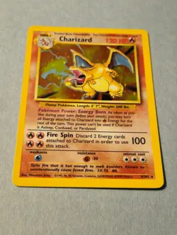 Pokemon Charizard 4/102 Base Set Holo Rare 1999 - Image 3