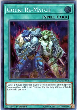 Yugioh Gouki Re-Match COTD-EN054 Super Rare 1st Edition NM - Image 1