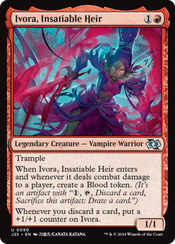 Ivora, Insatiable Heir (Anime) [Foundations Jumpstart] Magic MTG - Image 1