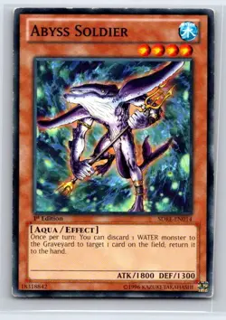 Abyss Soldier SDRE-EN014 Structure Deck: Realm of the Sea Emperor Yu-Gi-Oh LP - Image 1