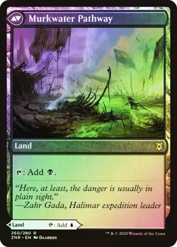 MTG - Clearwater Pathway / Murkwater Pathway - Foil - ZNR - Magic the Gathering - Image 2