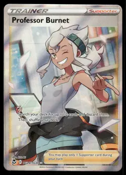 Pokemon Cards Professor Burnet TG26/TG30 Silver Tempest Trainer Gallery NM - Image 1