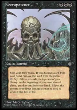 Necropotence - Heavy Play MTG Ice Age - Image 1