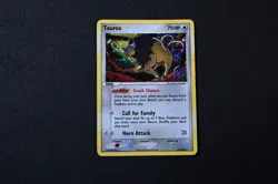 Pokemon TCG Tauros Ex Crystal Guardians 12/100 Holo 2006 Card - Image 1