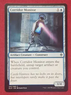 Magic The Gathering THRONE OF ELDRAINE CORRIDOR MONITOR artifact card MTG - Image 1