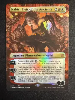 Nahiri, Heir of the Ancients (Borderless) 282 - M - Zendikar Rising - Foil - MTG - Image 1