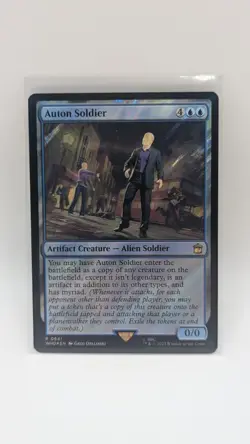 Magic The Gathering - Auton Soldier Surge Foil, Doctor Who, Artifact Creature - Image 1