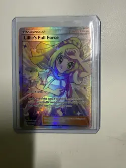 Lillie's Full Force (Full Art) 230/236 Sm-Cosmic Eclipse Holo Pokemon Card - Image 1