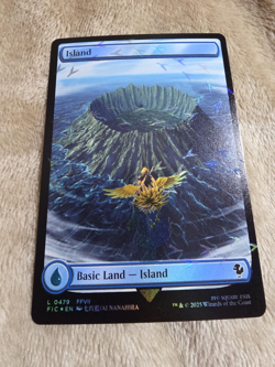 (Foil) Island (Chocobo Track Foil) (479) Commander: FINAL FANTASY Mtg NM - Image 1