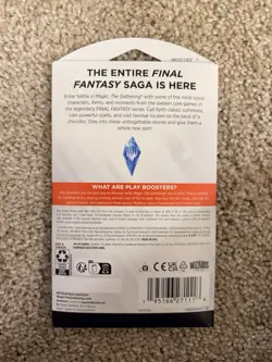 Magic The Gathering Final Fantasy Play Booster Pack New Sealed - Image 2