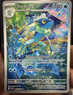 Frogadier 089/086 Chaos Rising Secret Rare Full Art Holo English 100HP - Image 1