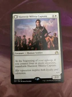 MTG - Hanweir Militia Captain - Shadows over Innistrad - NM - Image 1